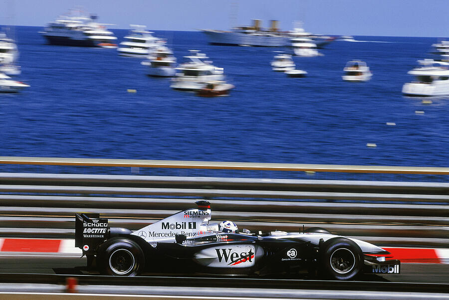 McLaren-Mercedes driver David Coulthard of Great Britain Photograph by Clive Mason