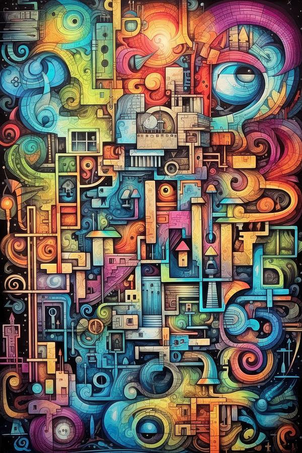 Mechoscape Painting by Land of Dreams