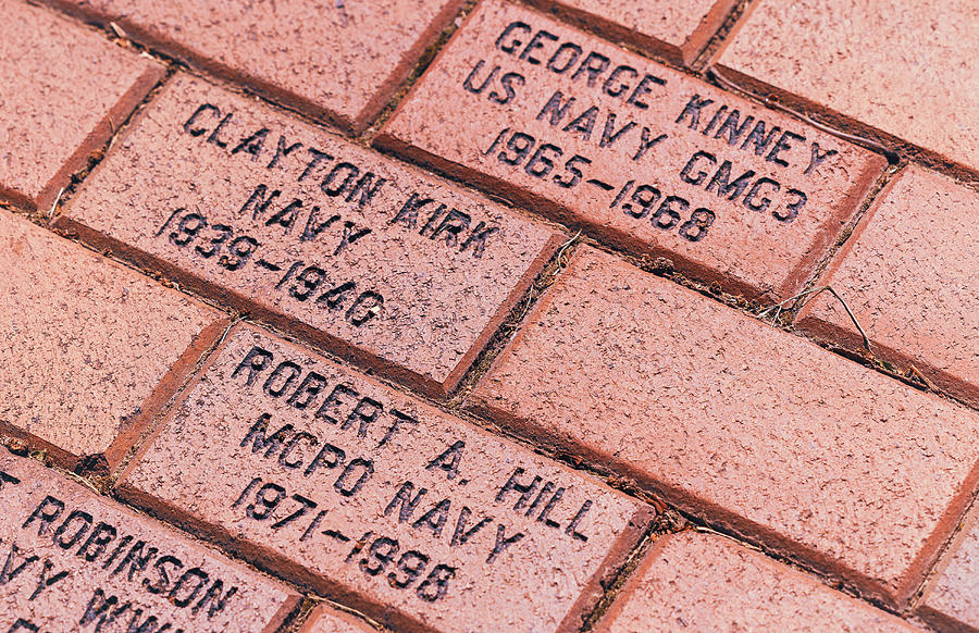 Memorial Bricks Photograph by Robert Allen Hill