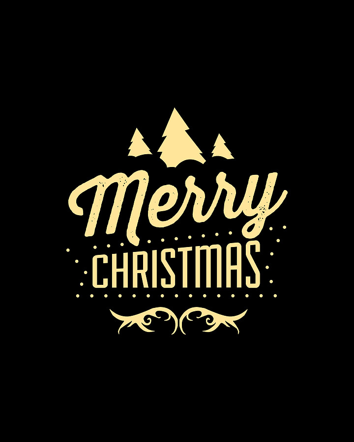 Merry Christmas Digital Art by Flippin Sweet Gear