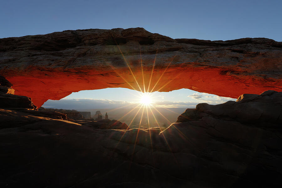 Sunrise at Mesa Arch Photograph - Mesa Arch Sunrise  Canyonlands National Park  Fine Art Landscape Photography by Robert Niemeier by Robert Niemeier