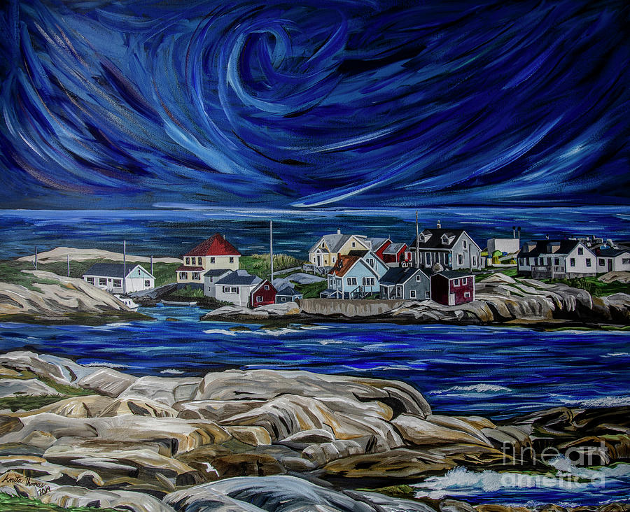Mesmerizing Maritimes Painting by Anita Thomas