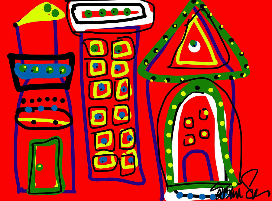 Little House on the Prairie in Memoriam to Michael Landon Digital Art by Susan Fielder