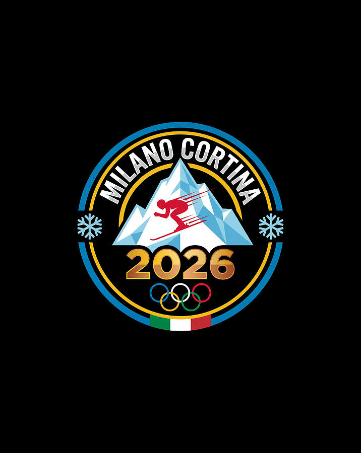 Milano Cortina 2026 Winter Olympics Digital Art by Viral Guy - Metal ...