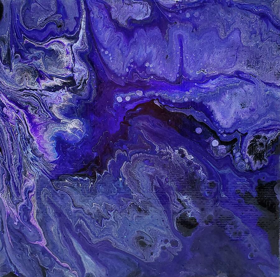 Mini Galaxy Pour Deep Space Painting by Annalisa Rivera-Franz