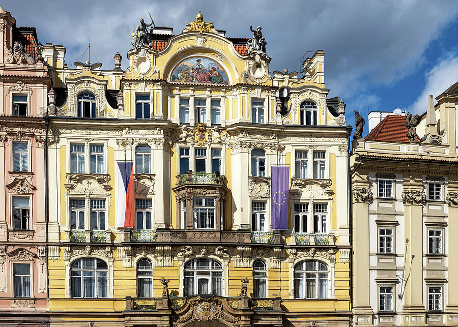 Ornate Baroque Building Facade Photograph - Ministry for Regional Development Building by Shirley Mitchell