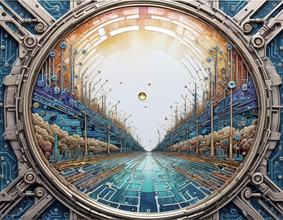 Molecular Landscape by Eris And AI