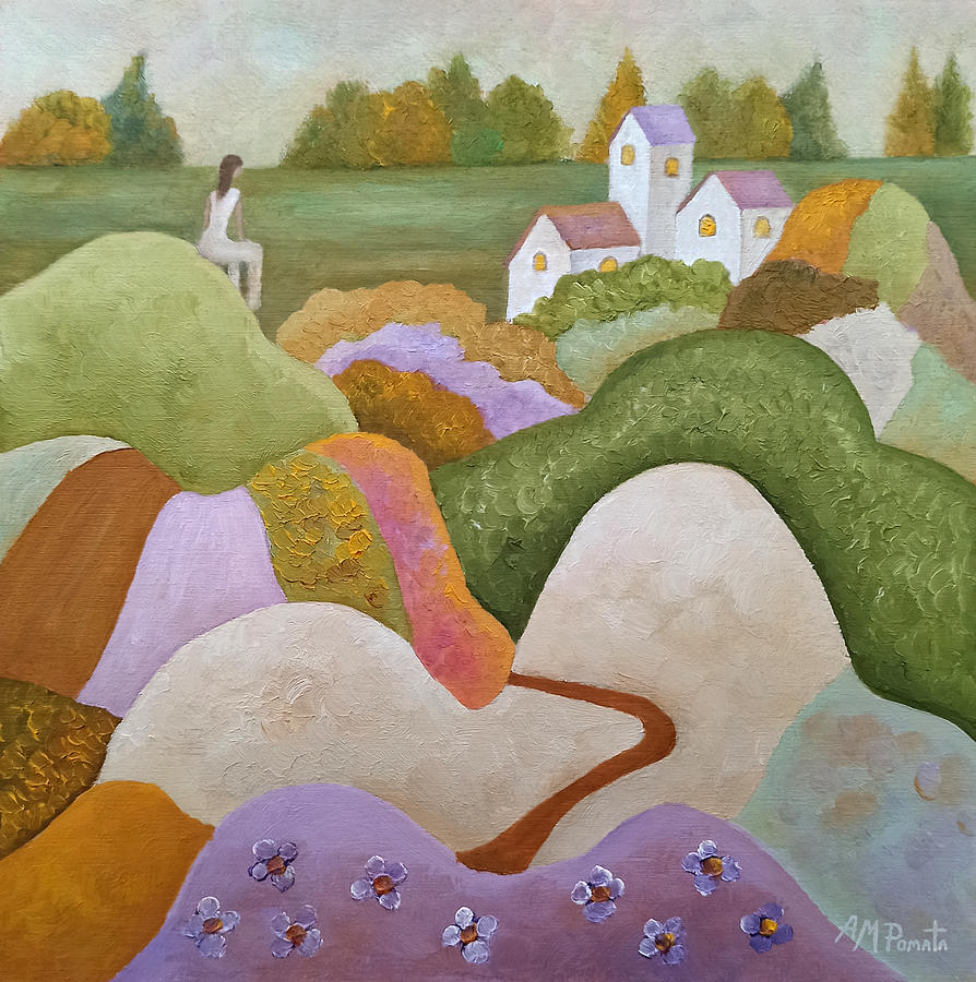 Moment Of My Own Painting by Angeles M Pomata