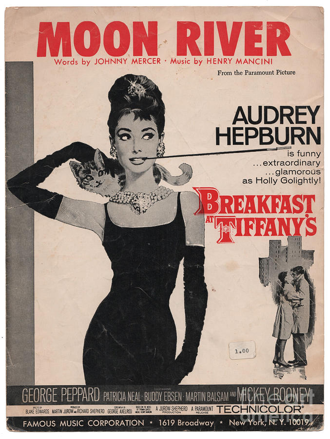 Moon River Movie Poster Digital Art by Antonios Valamontes