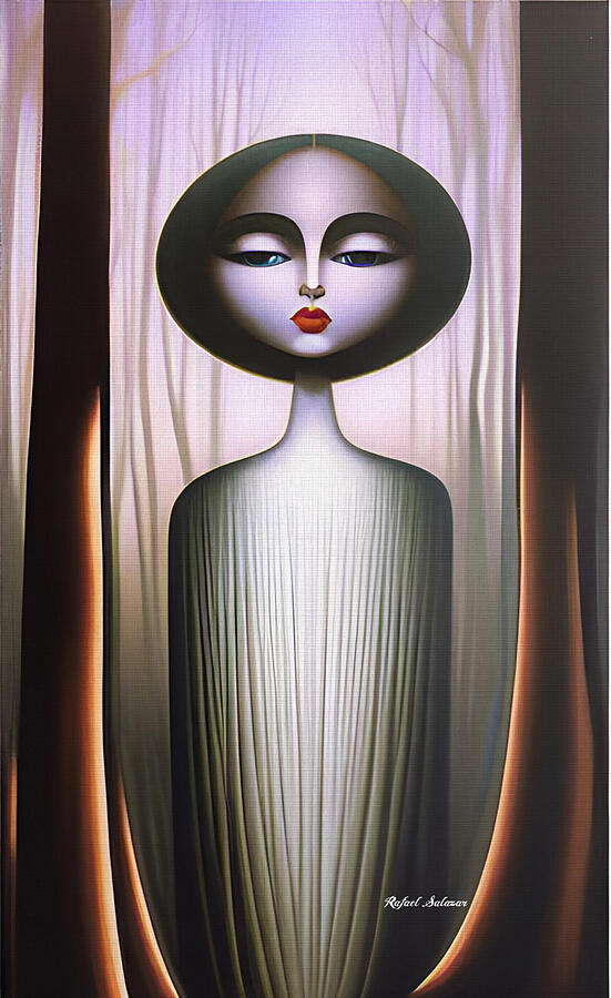 Moonlit Enchantment Painting by Rafael Salazar
