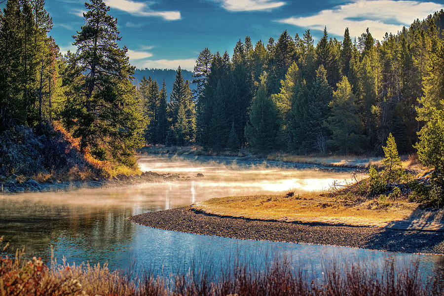 Morning Mist On The Snake Photograph by Jon Snyder