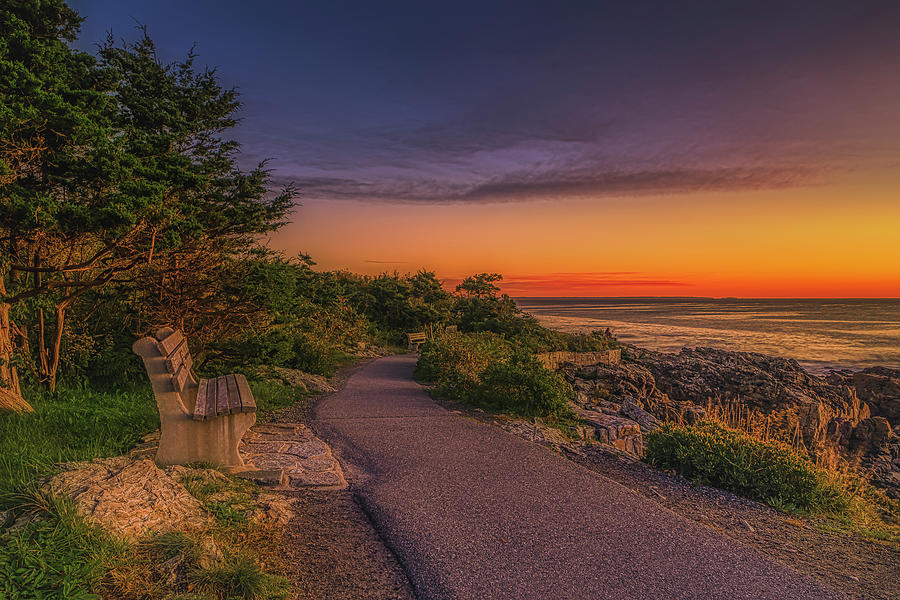 Morning Sky on Marginal Way Photograph by Penny Polakoff