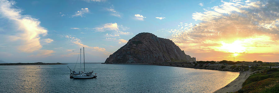 Morro Bay Harbor Sunset Photograph by Matthew DeGrushe