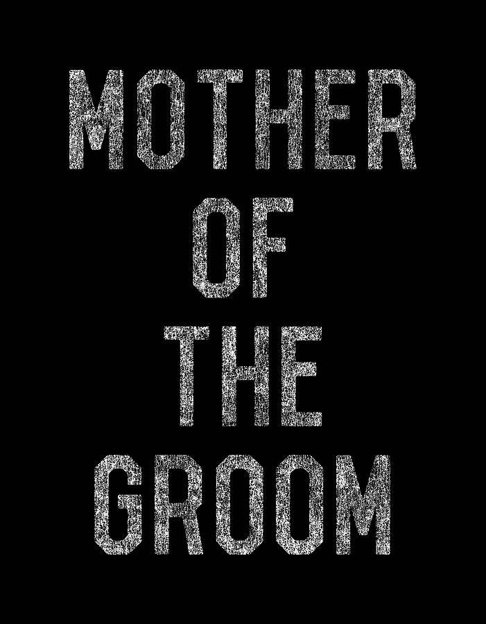 Mother Of The Groom Retro Digital Art by Flippin Sweet Gear