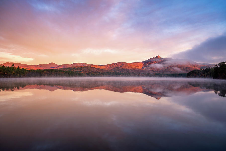 Mount Chocorua Autumn Mist Photograph by Jeff Sinon
