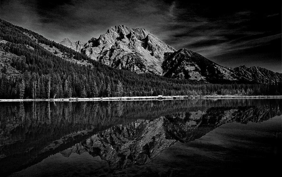 Majestic Mountain Reflections Photograph - Mount Moran Reflections by Raymond Salani III