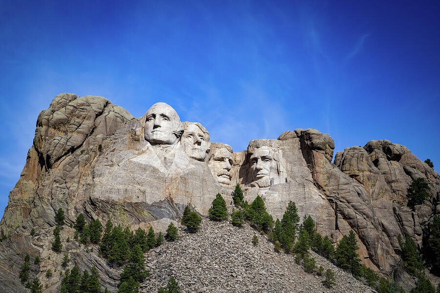 Mount Rushmore National Memorial Photograph - Mount Rushmore 2 by Cindy Robinson