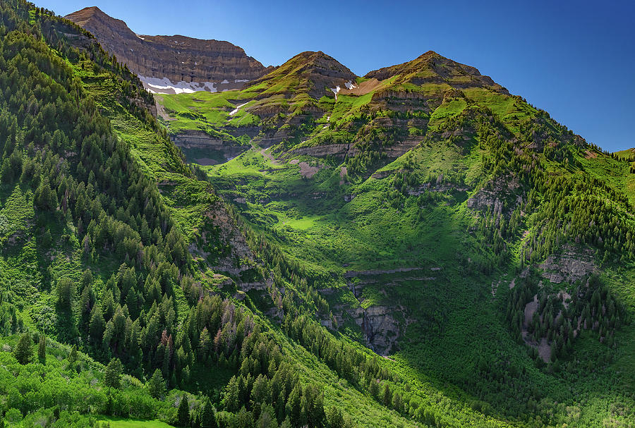Mount Timpanogos in Summer, Utah Photograph by Abbie Warnock