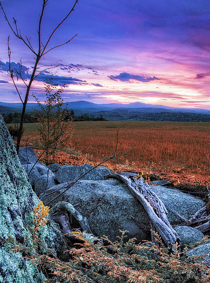 Mountain View at Dusk Photograph by Jim Carlen