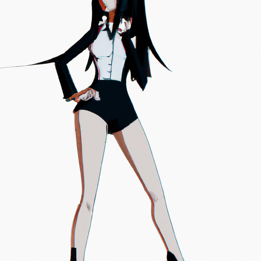 Ms. Ktty Mixed Media by Bencasso B