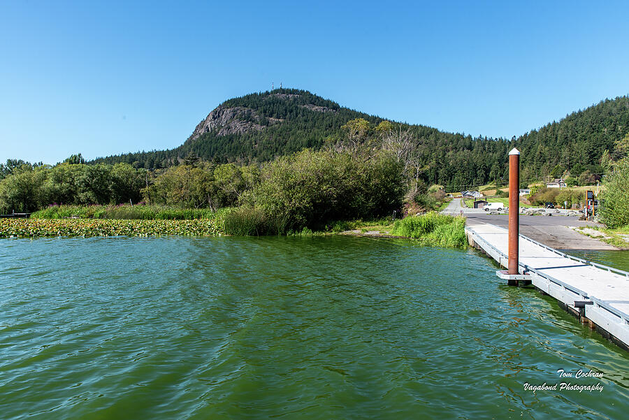 Mt Erie and Lake Campbell Dock Photograph by Tom Cochran