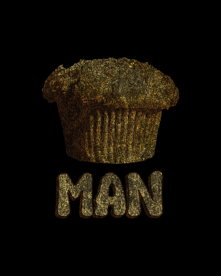 Muffin Man Retro Digital Art by Flippin Sweet Gear