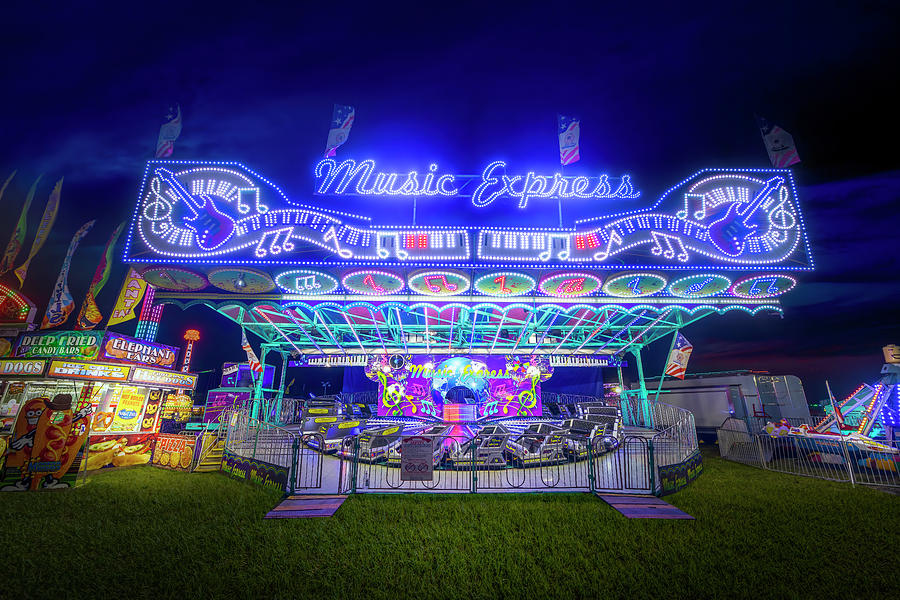 Music Express Carnival Ride by Mark Andrew Thomas