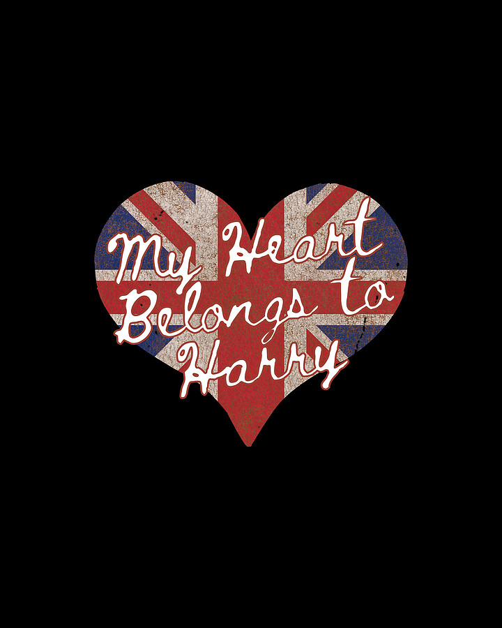 My Heart Belongs to Prince Harry Digital Art by Flippin Sweet Gear