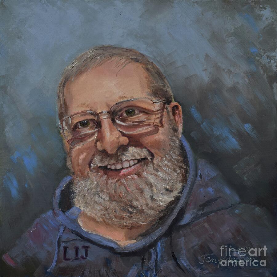 My Ricky, Their Opa Painting by Jan Dappen