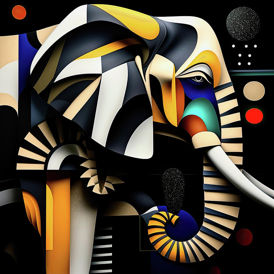 Elephant 4 Digital Art by Gian Smith