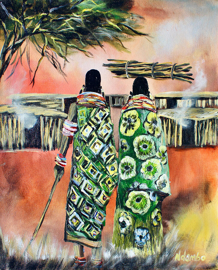 N-222 Painting by John Ndambo