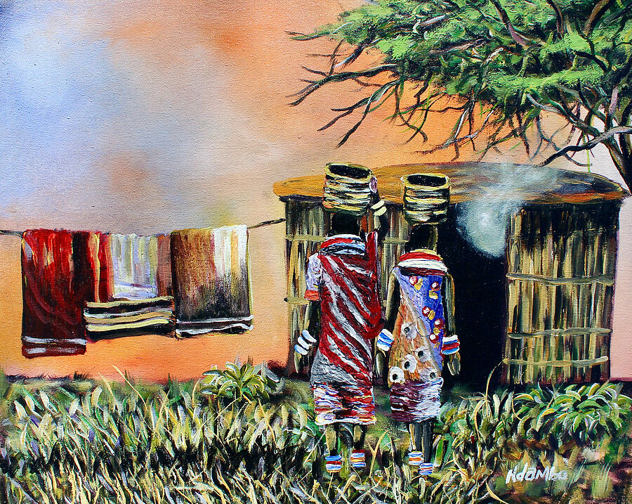N-232 Painting by John Ndambo