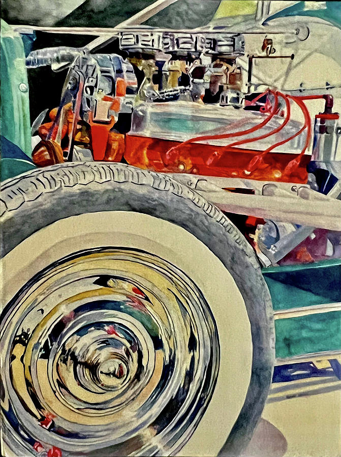 Nailhead Rod Painting by Grant Nixon