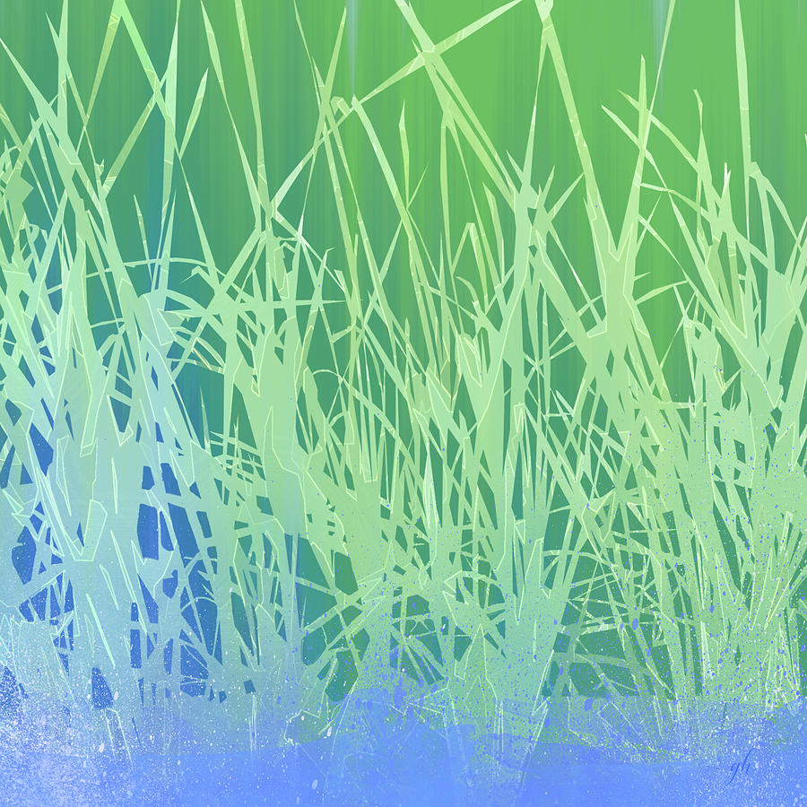 New Grass Digital Art by Gina Harrison