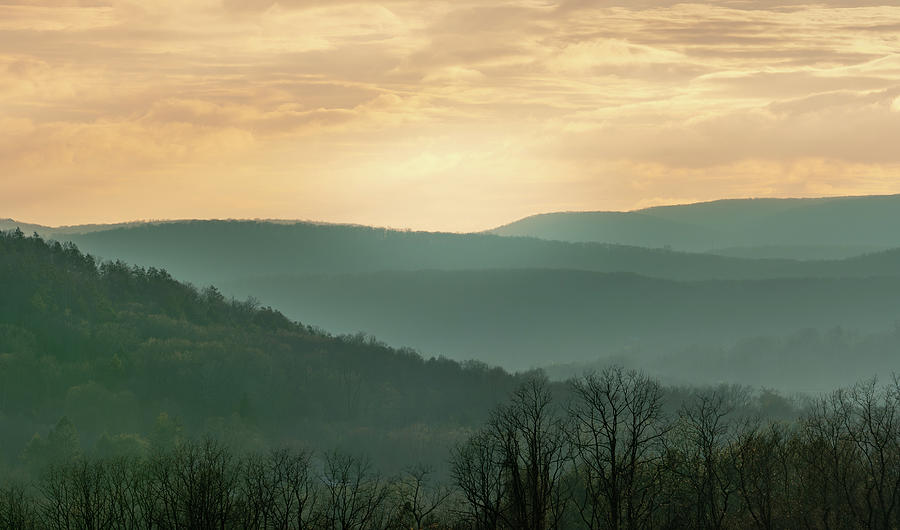 New Milford Hills Photograph by Dave King