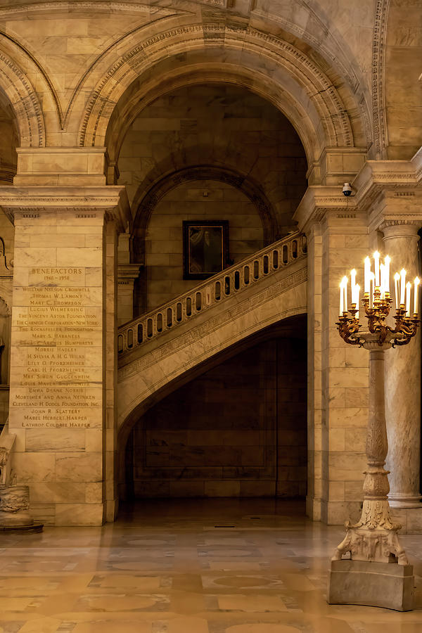 New York Public Library Interior 1 Photograph by John Twynam