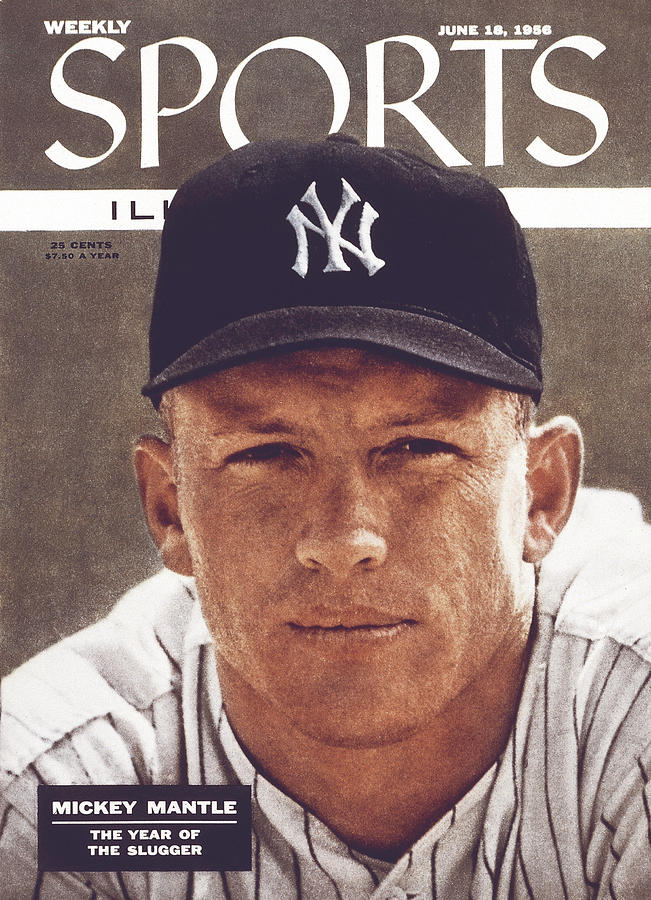 Mickey Mantle on Sports Magazine Cover Photograph - New York Yankees Mickey Mantle Sports Illustrated Cover by Sports Illustrated