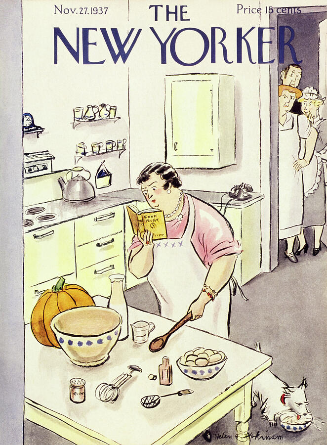 New Yorker November 27 1937 Painting by Helene E Hokinson