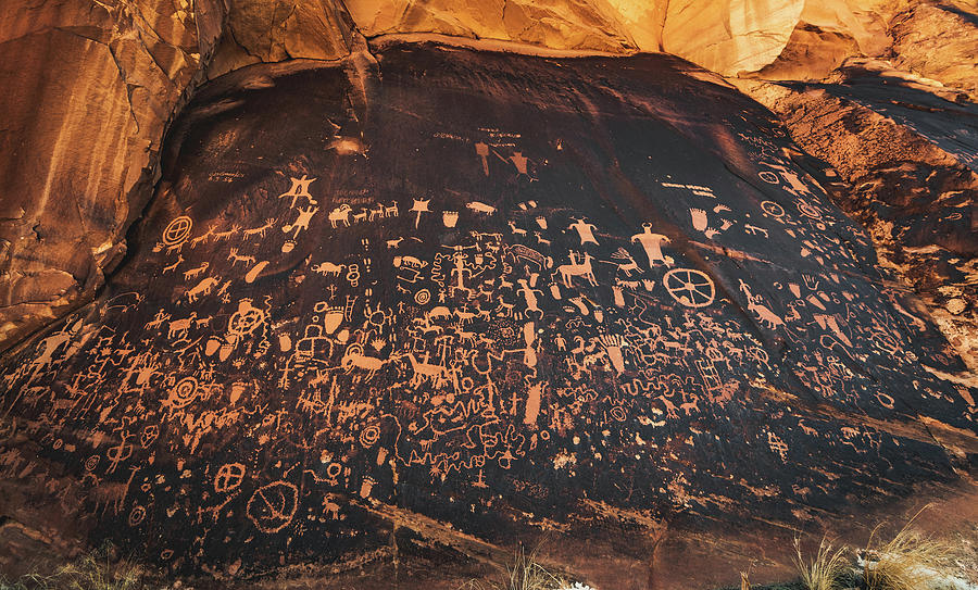 Newspaper Rock, Utah Photograph by Abbie Warnock