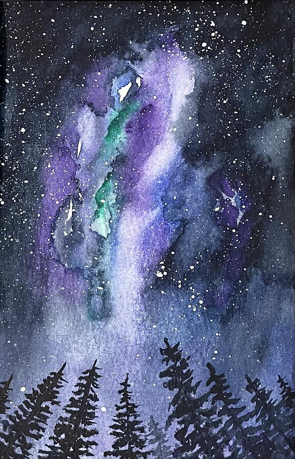 Night of Stars Painting by Judy Strickland