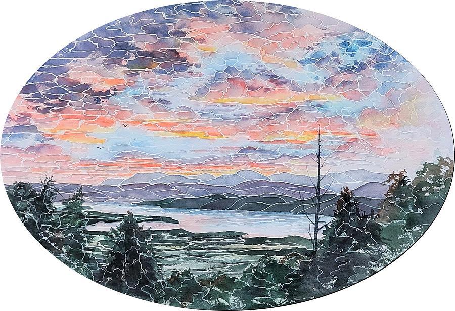 Nimbus Filigree Painting by Amanda Amend