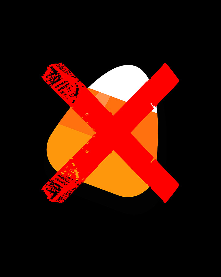 No Candy Corn Digital Art by Flippin Sweet Gear