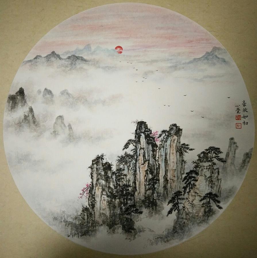 NO.12 Open and free as ever. Painting by Gang Zhao
