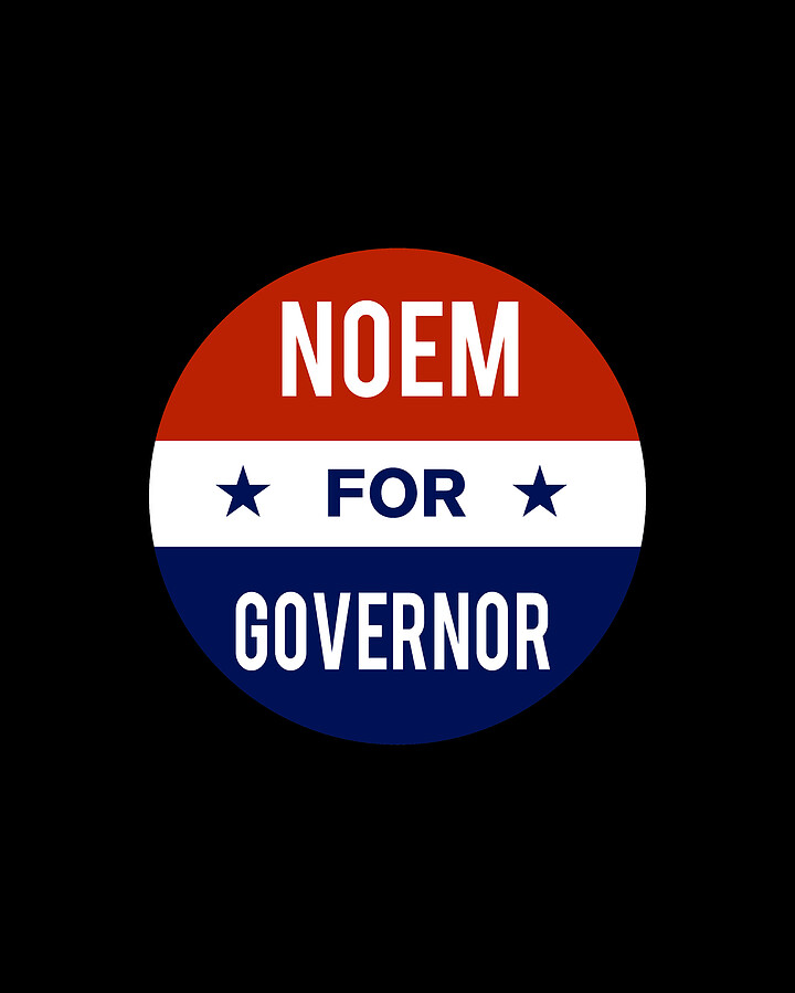 Noem For Governor Digital Art by Flippin Sweet Gear