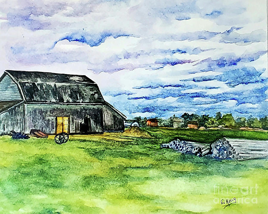 NoFo Farmstead Painting by Eileen Kelly