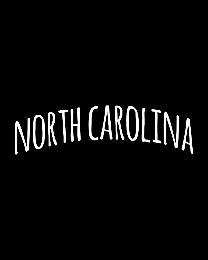 North Carolina Cute Digital Art by Flippin Sweet Gear