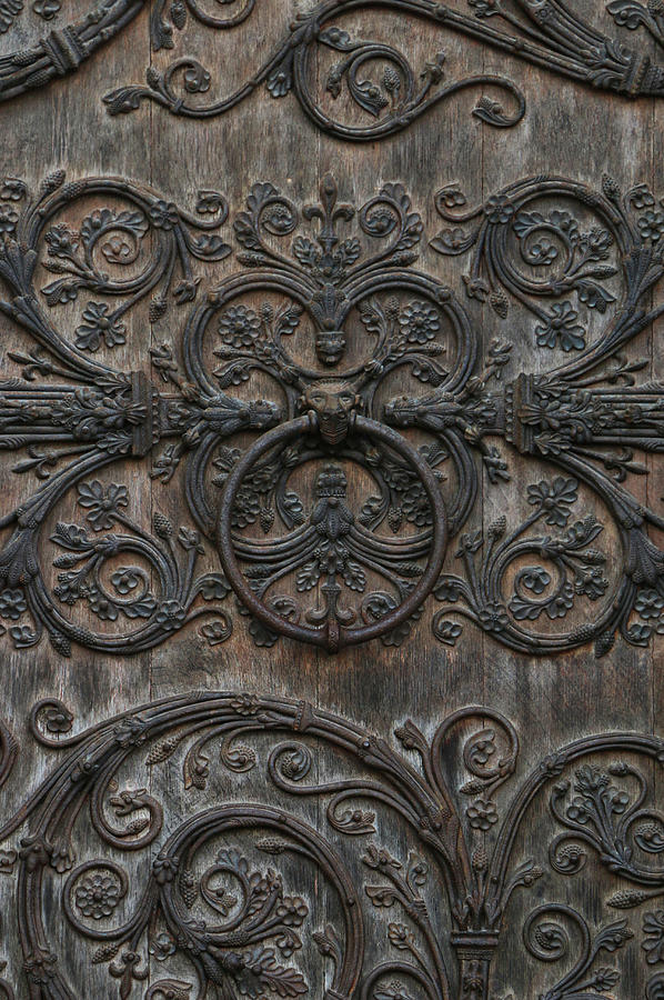 Notre Dame Door Knocker Photograph by Ron Berezuk