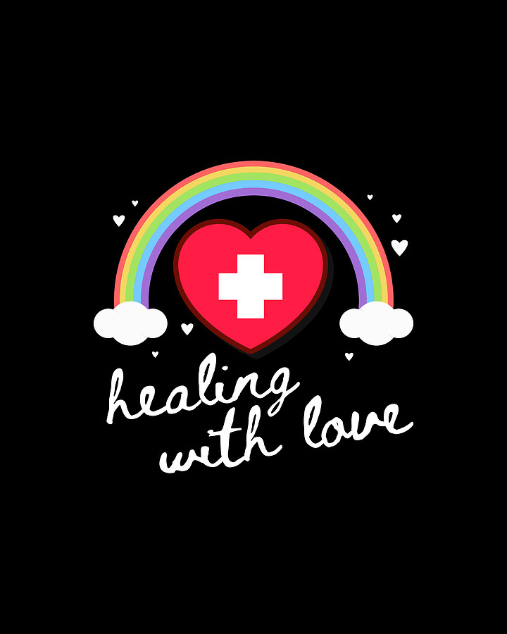 Nurse Healing With Love Digital Art by Flippin Sweet Gear