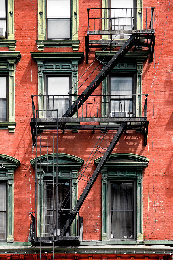 NY CITY - Exit Stairs Photograph by Philippe HUGONNARD