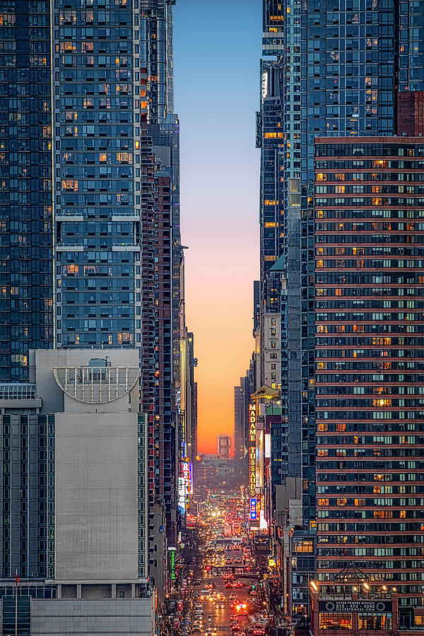 NYC 42 Street Photograph by Susan Candelario